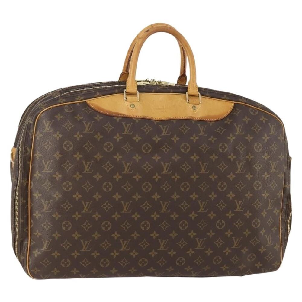 Louis Vuitton Monogram Alize 1 Posh Boston Bag Brown